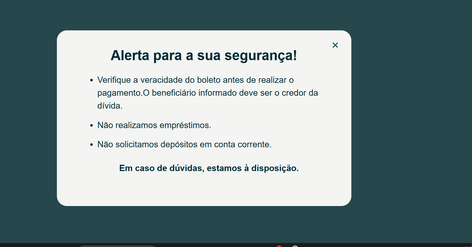 aviso